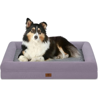 Large Dog Bed, Orthopedic Gel Memory Foam Dog Bed