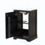 Meuble-lavabo de salle de bain avec lavabo, armoire de salle de bain avec porte à fermeture douce, support de rangement et tablette réglable-1163164287