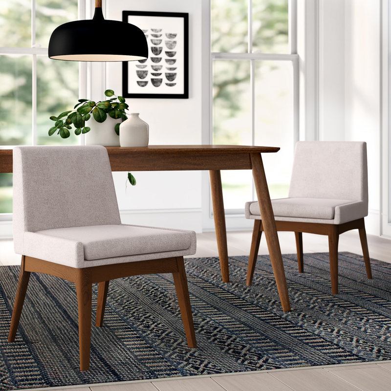 Chaise d'appoint rembourrée Klimek, gris