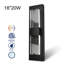 LIRA | Applique murale à DEL en cristal | 20 watts | 800 lumens | Adj CCT 2700K-3000K-5000K | 120 V | 16 po | IP65 | paquet de 1