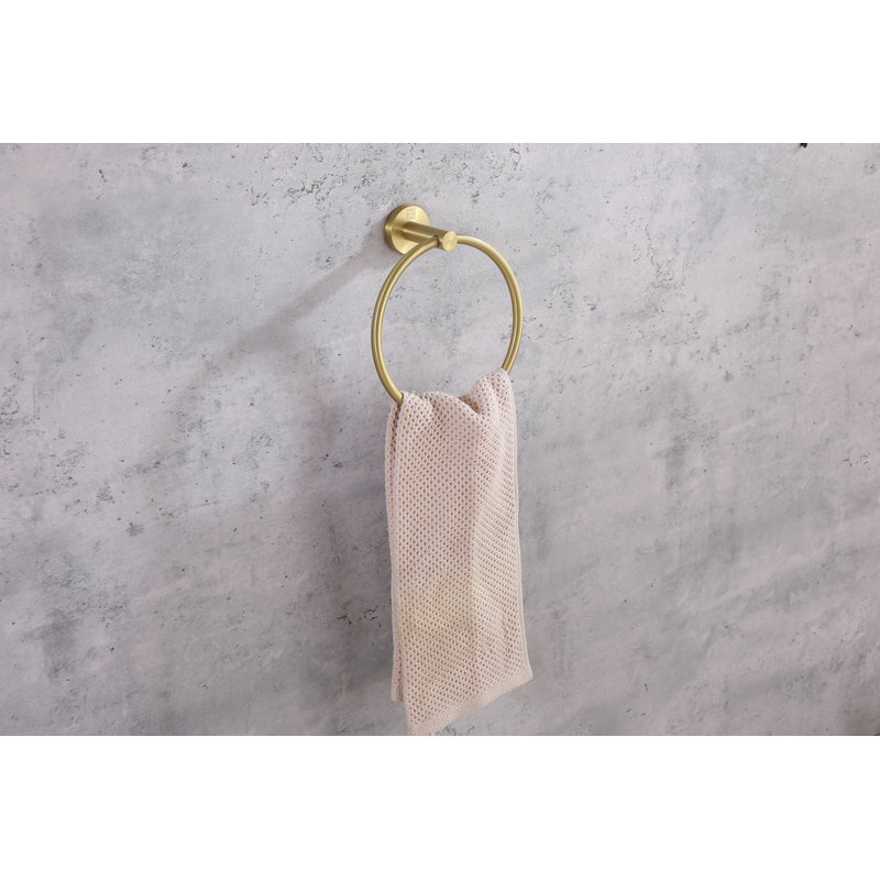 Ensemble de quincaillerie de salle de bain 3 pièces Alma, Or brossé