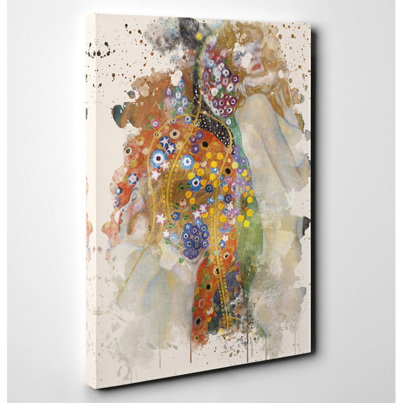 Gustav Klimt - Wrapped Canvas Painting, 60cm H x 40cm W