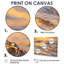 Coucher de soleil doré reflété sur l'eau - vagues murales côtières-794932632-794932626