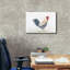 «Rooster In Watercolor» par Jean Plout, art mural sur toile-300371516