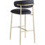 Tabouret de bar rembourré en cuir Lupita-840074844-840074834