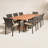 Anautica 8 - Person Wicker Patio Dining Set with Rectangular Table , Cushions Included-1254627314-1254627324