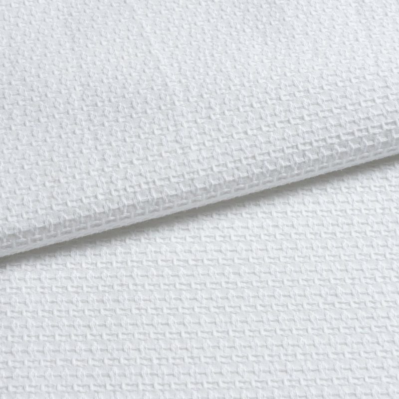 Kiawa White Waffle Duvet Cover, King Duvet Cover