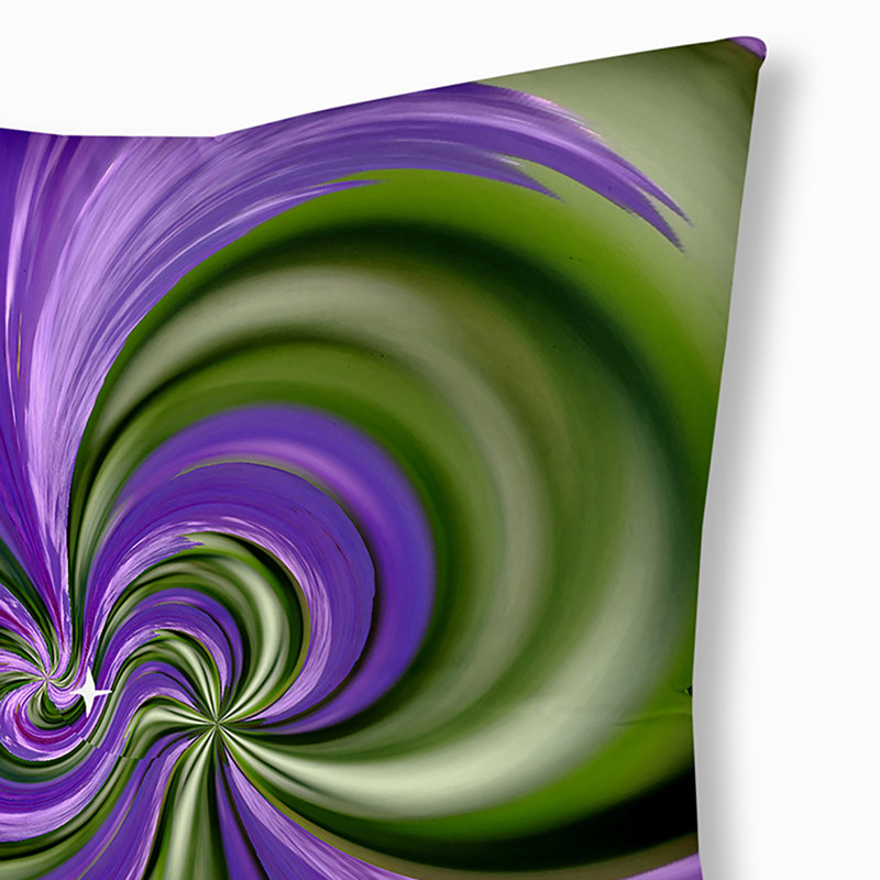Abstract Reversible Throw Pillow, 30" x 30"