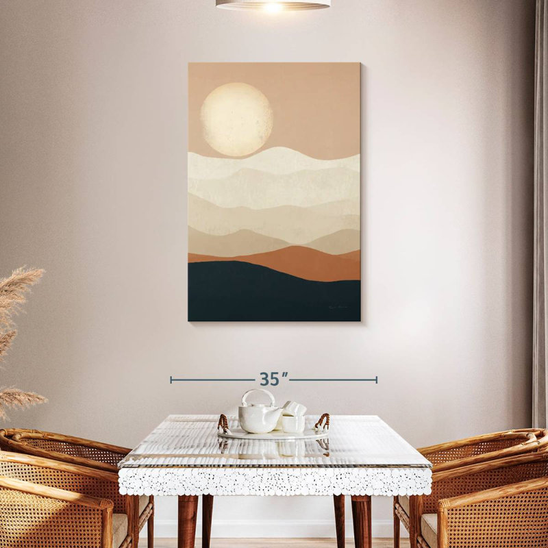 Avery Mojave Mountains And Moon, 45" H x 30" W