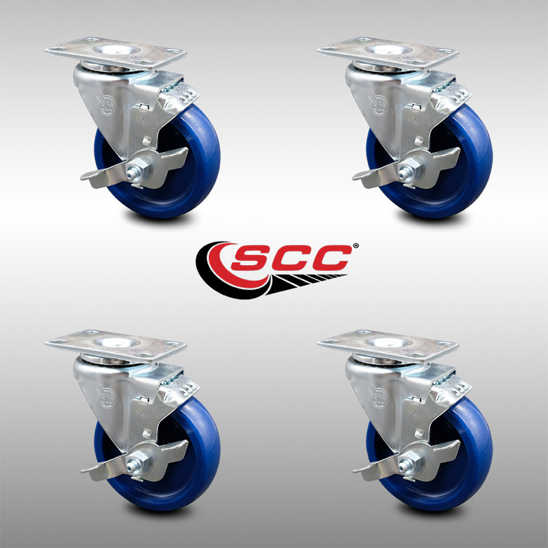 Solid Polyurethane Swivel Caster