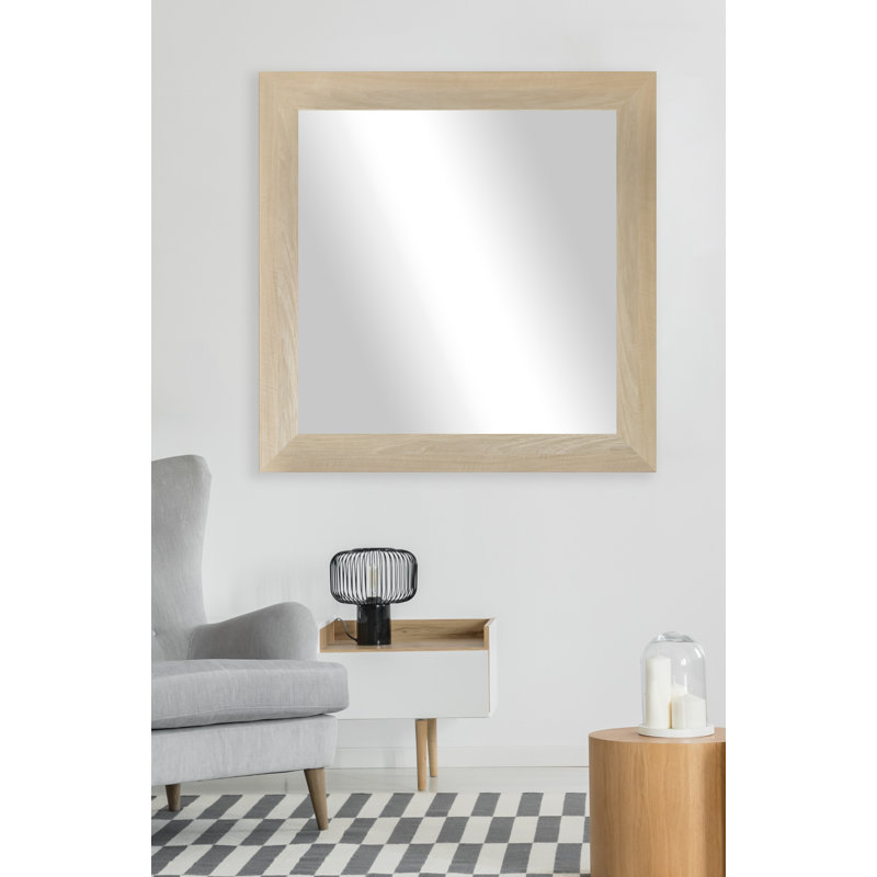Bahena Flat Wall Mirror, 25.5" x 25.5"