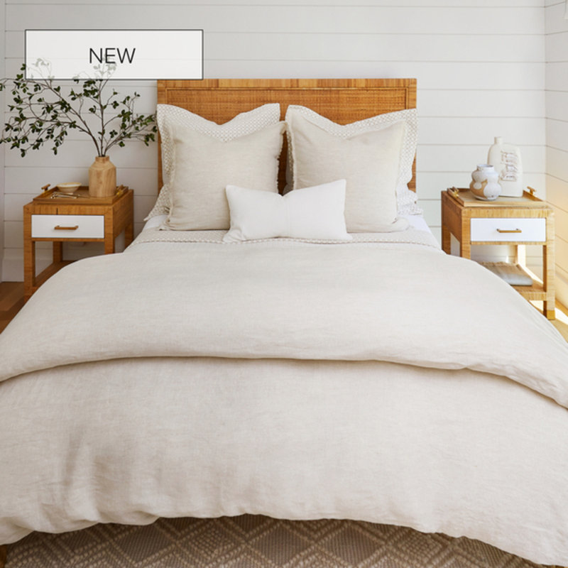 Leaf Woven Throw Blanket, King, Putty
