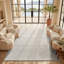 Tapis intérieur / extérieur ivoire / blanc Foundry Select-1735417337