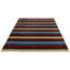 Tapis de bois one-of-kind-noué la 2010 gabbeh rouge/brun/bleu 9 pi 2 po x 11 pi en laine de 10 po Regitze
