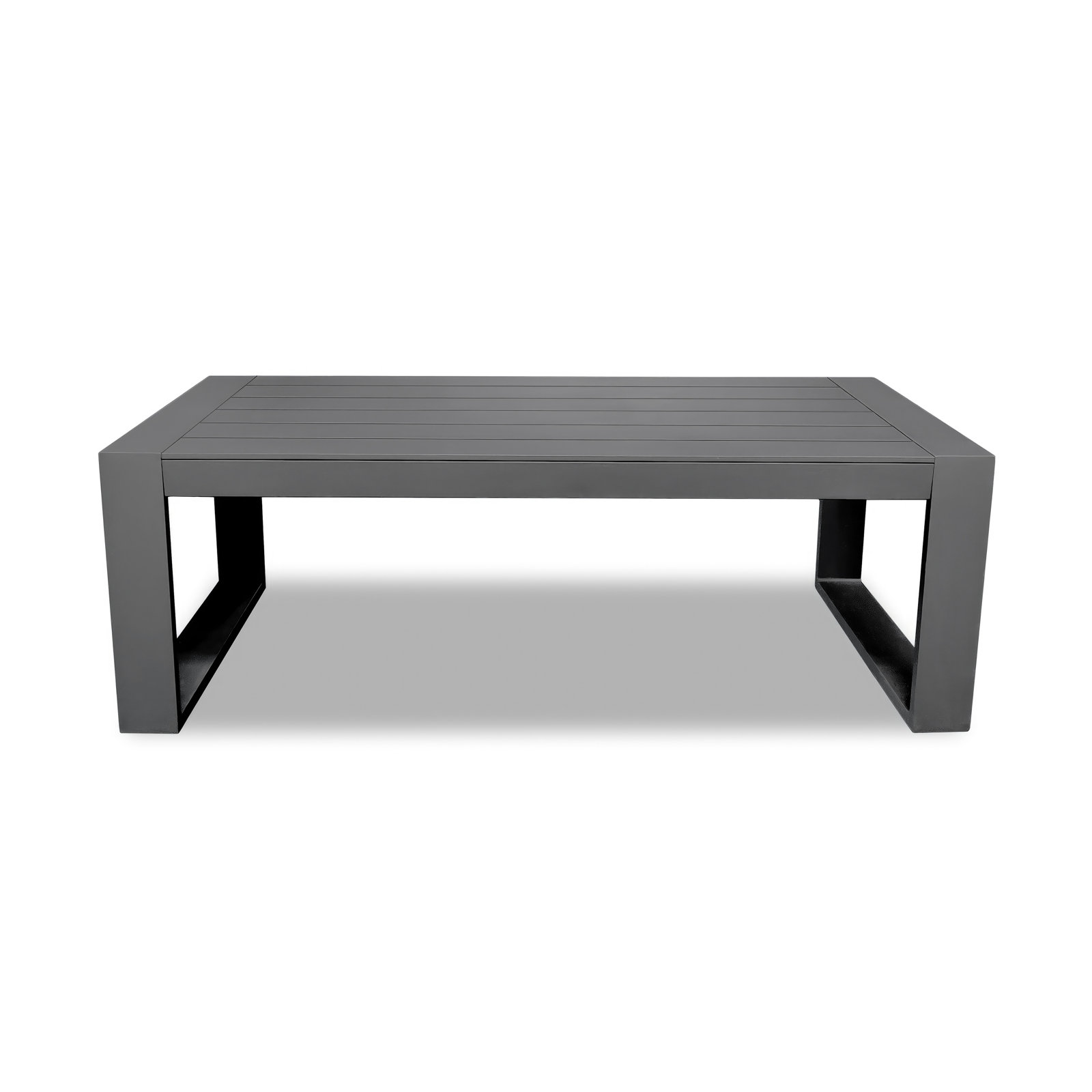 Smith 3 Piece Sofa Seating Group with Sunbrella® Cushions, Canvas Natural, Slate Gray