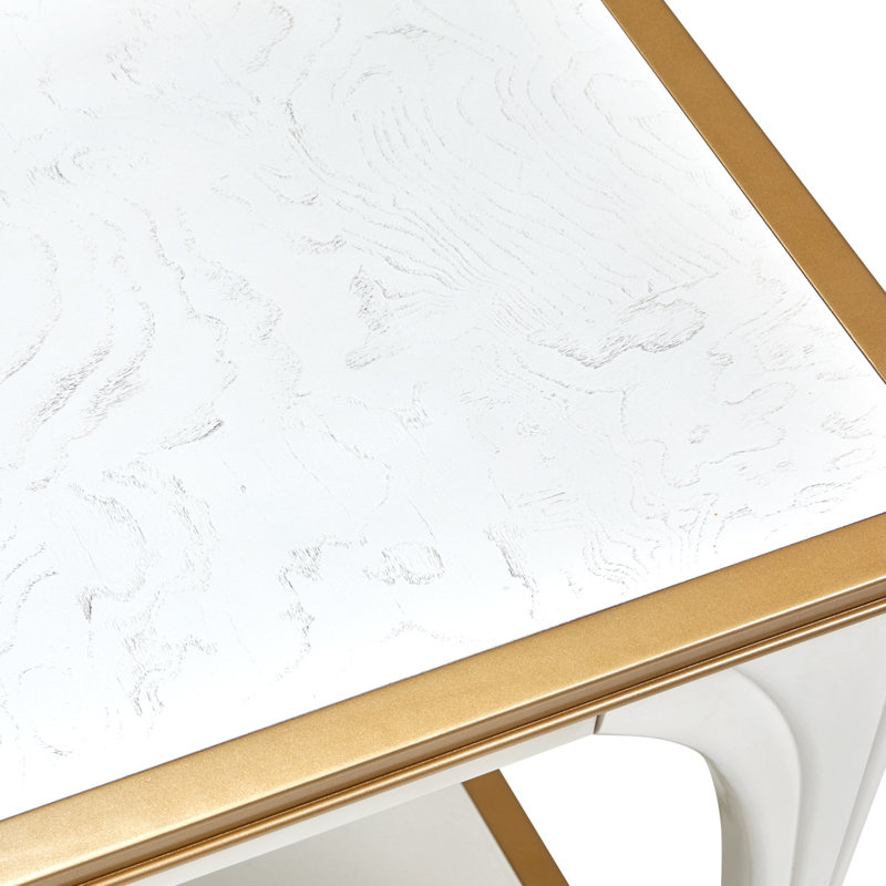 La Terrazza End Table, Cream