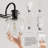 Zeline Light Dimmable Bathroom Vanity Lights with Clear Shade Vanity Light Fixture-463319664-432581789