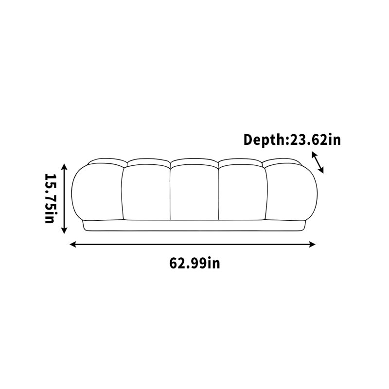 Banc petit canapé vestiaire vestiaire reste, H 15,75 po x l 62,99 po x P 23,62 po
