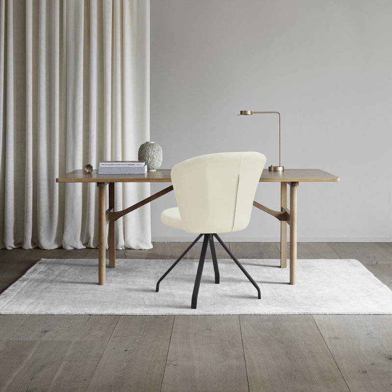 Chaise de bureau Goce, Blanc