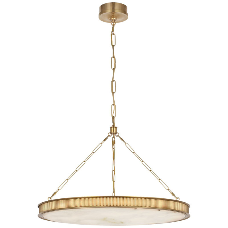 Matthew 3 - Light LED Chandelier, Soft Brass