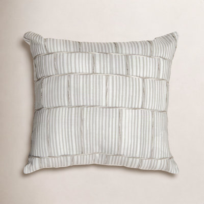 Hendricks 20" x 20" Embroidered Throw Pillow