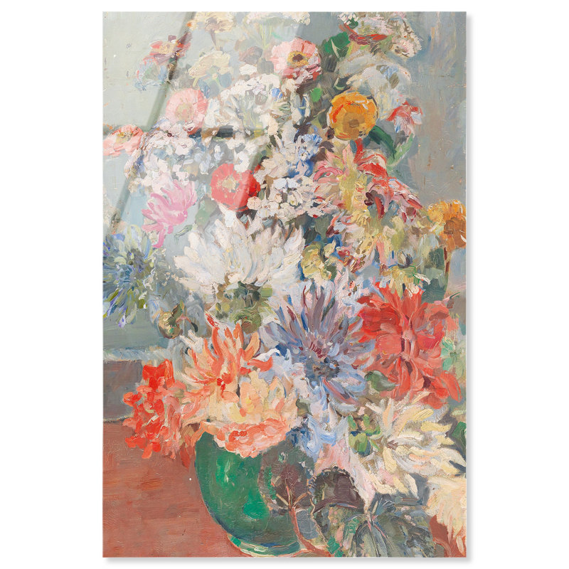 August 1906 Still Vase LR High-Gloss Frameless Acrylic Glass Wall Art Floral & Botanical Print by Oliver Gal, Ready to Hang, 10 x 15
