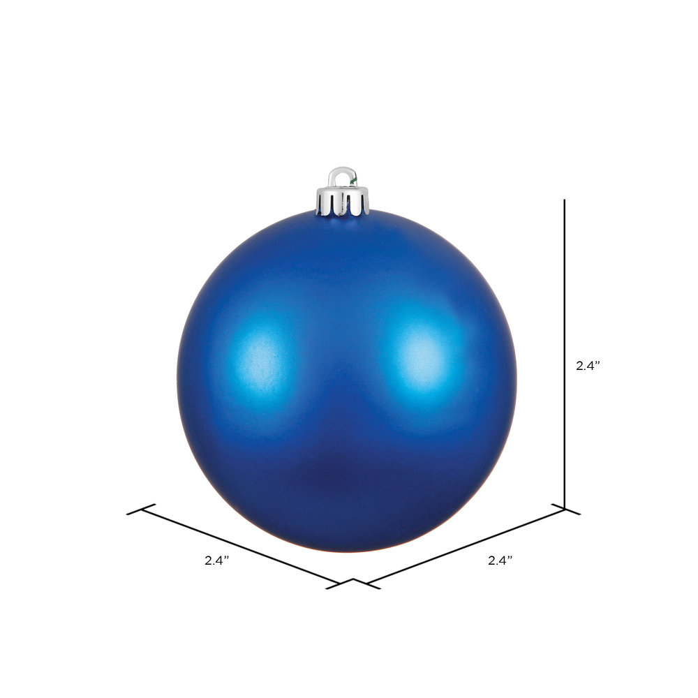 2" Shatterproof Bauble, Blue