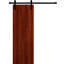 Porte de grange moderne - ESSENTIEL 8001 - Ensemble de quincaillerie lourde pour rail de 8 pi - Portes intérieures à panneau solide-111727186-111727236-111727218