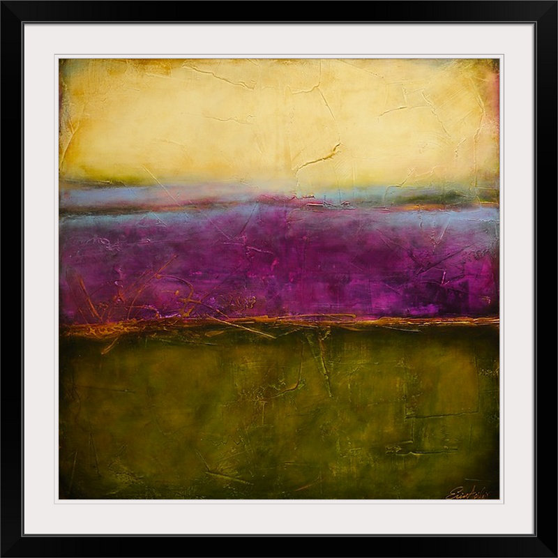 « motif cachemire trouble ii », reproduction d’art, H 20" x l 20" x P 1", Cadre noir