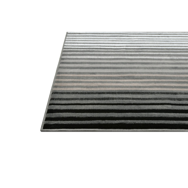 Striped Indoor Rug, Runner 2' x 6'11"