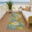 Machine Washable Indoor/Outdoor Emelia ACN2294 Floral Rug-994574632