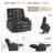 26.4" Seat Width Dual Motor Power Recliner Lift Chair with Massage and Heat, Infinite Position, Fabric-1168656007