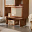 Vitrine de rangement simple en osier-113508545