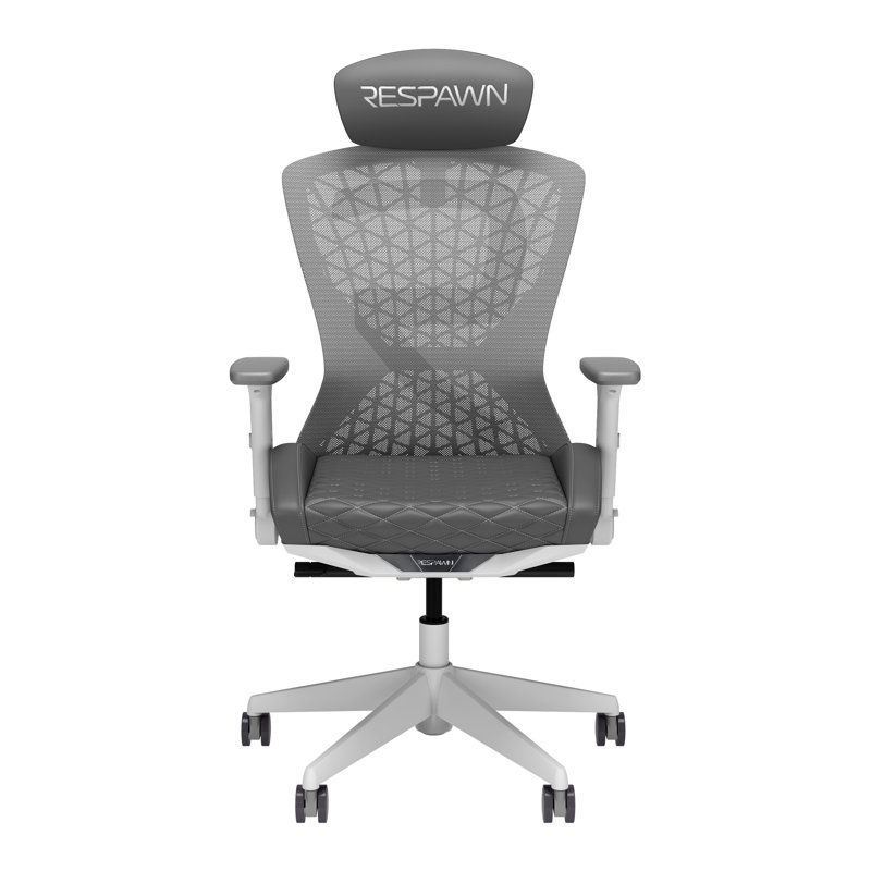 RESPAWN SPIRE Ergonomic Mesh Office Gaming Chair - High Back Home PC Computer Desk Reclining Gaming Chair, Adjustable Armrests, Adjustable Headrest, Knitted Mesh Back, Cooling Gel Seat