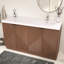 Meuble-lavabo autoportant 59 po avec lavabo droit en acrylique renforcé Monterey-6087667-4094930