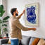 Striking Tiger Head Modern - Wrapped Canvas-2113161091-2113161093