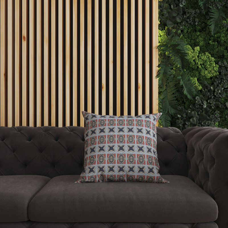 Vibrant Square Reversible Indoor/Outdoor Throw Pillow