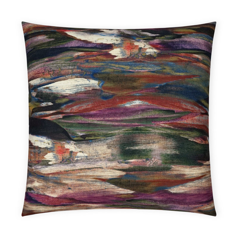 Coussin décoratif Montreux, Espresso, Carré 22 po
