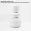 Vase en céramique blanche à double ampoule réactive 10 "Arlo-605254314-605254312