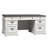 Colburn Jr. Executive Desk w/ Locking File Storage Drawers