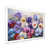 White Single Picture Framed