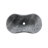 Carrara Gray Natural Marble Bathroom Vessel Sink, Semi-Polished Surface, Natural Stone, Genuine Marble, Real Marble, 23.6X14.2Xh7.1 Inches/600X360xh180 Mm-1420180583