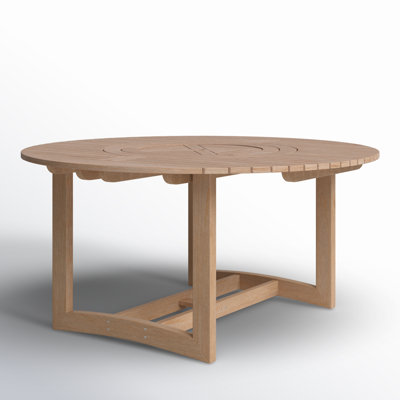 Fleur 63" Wooden Dining Table