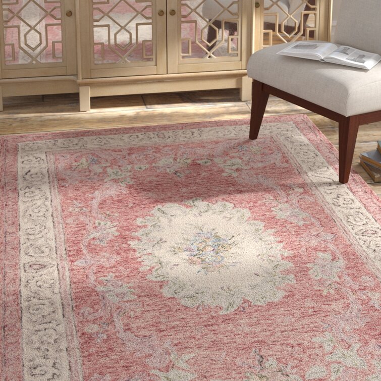 Charlton Home Pat Pink Area Rug Size: Rectangle 5' x 8