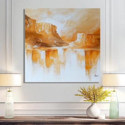 «Minimal Watercolor Canyon Majesty», impression sur toile, paysages