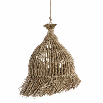 Mendong Grass Novelty Lamp Shade ( Uno ) in Natural