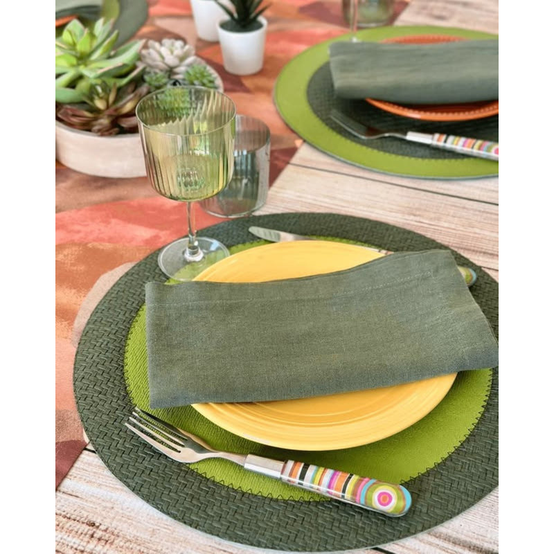 Vinyl Round Placemats