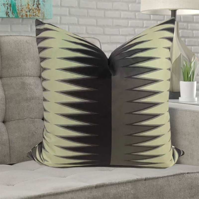Housse de coussin carré en velours , 24 po x 24 po
