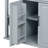 Kitchen Island With Rubber Wood Veneer, Extendable Table, 2 Drawers, Cabinets, Internal Storage Rack, Power Outlet, 6+2 Wheels, Mobile Design In Grey Blue, Ample Storage, Full - Extension Rail, Ac-1079653230