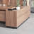 L-Shaped Executive Desk, 70.8"-78.7" Extendable Large Office Desk, Modern Computer Desk Set with Drawers & Storage Shelves, Business Workstation for Home Office-1475310316